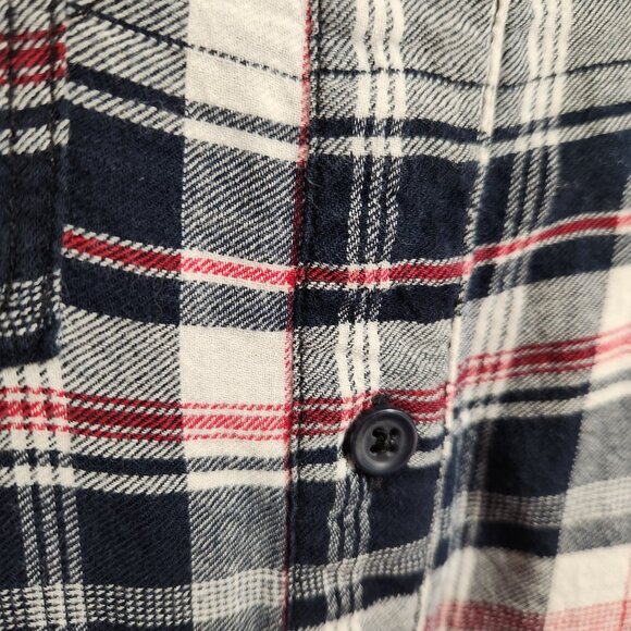 Beach Lunch Lounge beachlunchlounge Women's Plaid Flannel Button Down XL - Picture 2 of 6